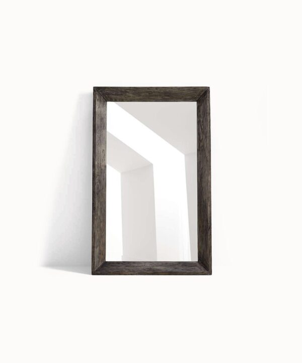 Wood Floor Mirror