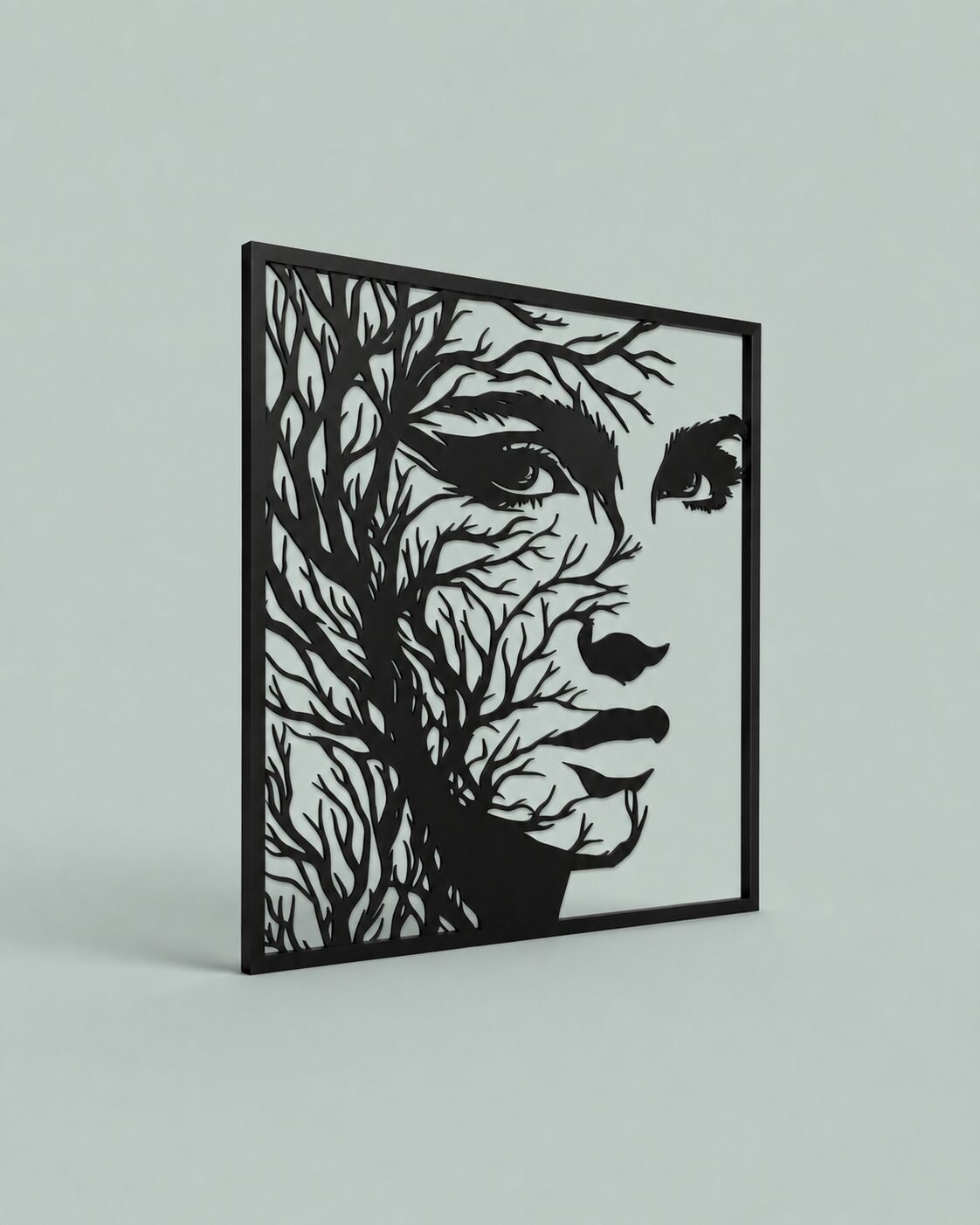 Tree Face Wooden Wall Art - Image 2